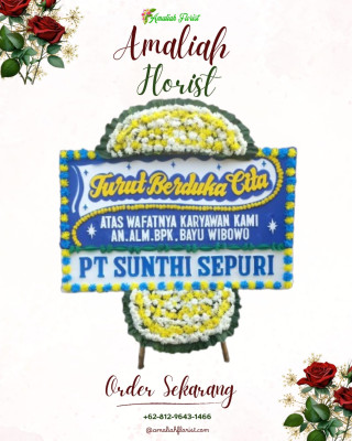 Papan Bunga Duka di Kayoa Selatan